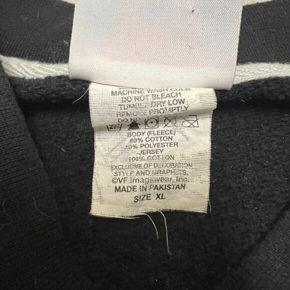 Y2K NFL Las Vegas Raiders Pullover Sweater Men’s XL Black Embroidered Football - Picture 5 of 7